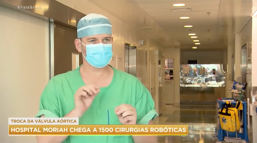 As 1.500 cirurgias robóticas do Hospital Moriah são destaque no programa Fala Brasil