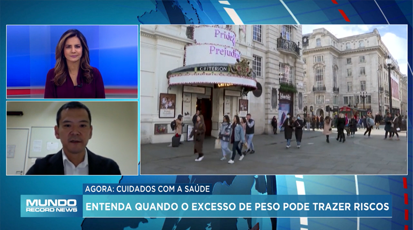 Entrevista sobre obesidade no Mundo RecordNews