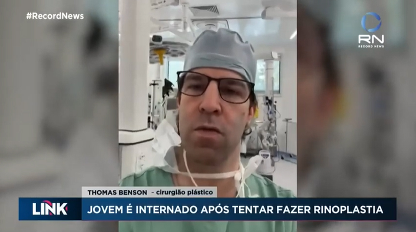 Cirurgião plástico fala sobre os riscos da rinoplastia caseira